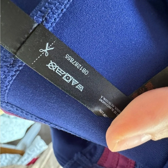 Free People Royal Blue & Cranberry Legging - Picture 5 of 5